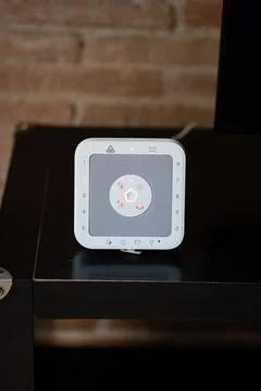 Smart home security system providing digital control and protection Stock Photos