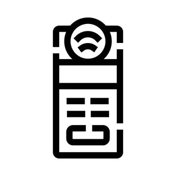 Smart home security video intercom doorbell system 스톡 일러스트