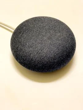 A smart home speaker device Stock Photos