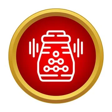 Smart home speaker icon representing voice control technology Stock Illustration