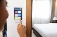 Smart Home System In Apartment Stock Photos