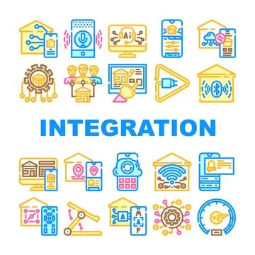 Smart home system integration automation and seamless connectivity イラスト素材