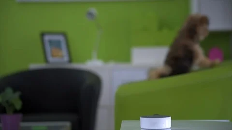 Smart Home Technology Turns Lights Off Stock Footage 90662444