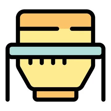 Smart home trash can managing waste efficiently Stock Illustration