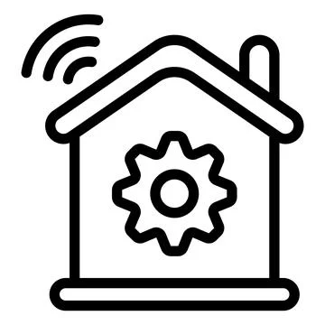 Smart Home Vector Icon Design Illustration Stock Illustration
