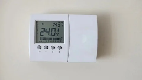 Smart house control panel Stock Footage 77653163