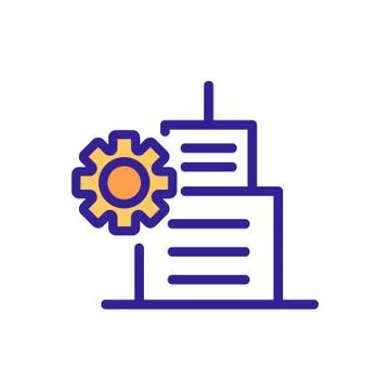 Smart house icon vector. Isolated contour symbol illustration 库存插图