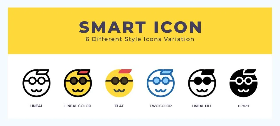 Smart icon symbol. isolated. vector illustration with different styles Stock Illustration