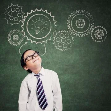 Smart idea to controll business Illustrazione stock