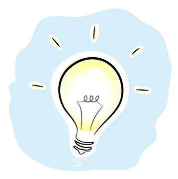 Smart Idea Lamp Illustrazione stock