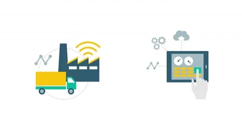 Smart industry and automation Stock Footage 81406723