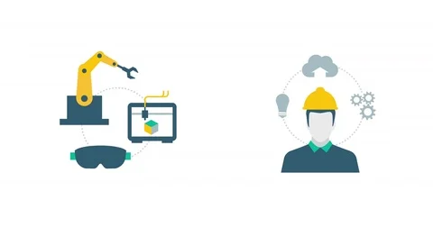 Smart industry and automation Stock Footage 81779261