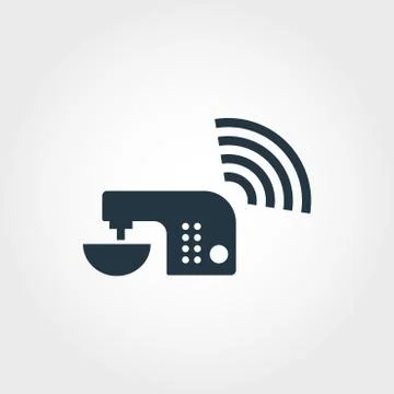 Smart Kitchen icon. Monochrome creative design from smart devices icon collec Stock Illustration