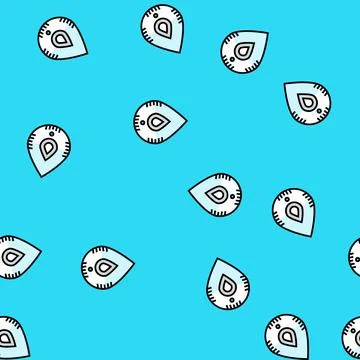 Smart leak detector home vector seamless pattern Ilustración de archivo