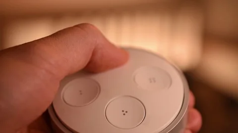 Smart light switch remote Video stock 98461372