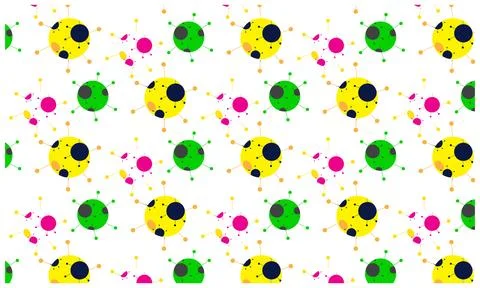 Smart line molecule design templet Stock Illustration
