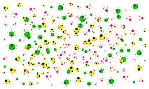 Smart line molecule design templet Illustrazione stock