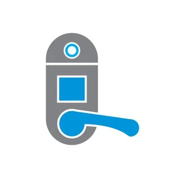 Smart lock icon on background for graphic and web design. Simple illustration Иллюстрация