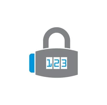 Smart lock icon on background for graphic and web design. Simple illustration Illustrazione stock