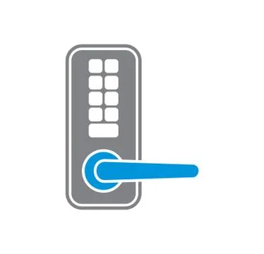 Smart lock icon on background for graphic and web design. Simple illustration イラスト素材