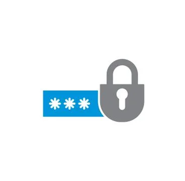 Smart lock icon on background for graphic and web design. Simple illustration Illustrazione stock