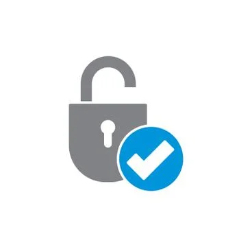 Smart lock icon on background for graphic and web design. Simple illustration 스톡 일러스트
