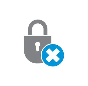 Smart lock icon on background for graphic and web design. Simple illustration Stock Illustration