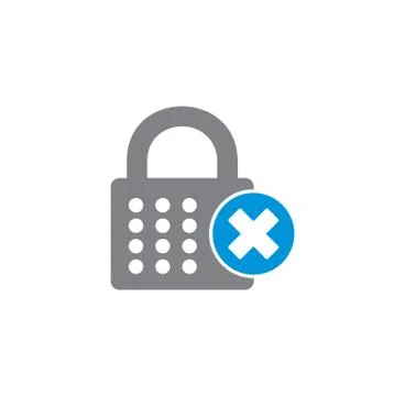 Smart lock icon on background for graphic and web design. Simple illustration イラスト素材