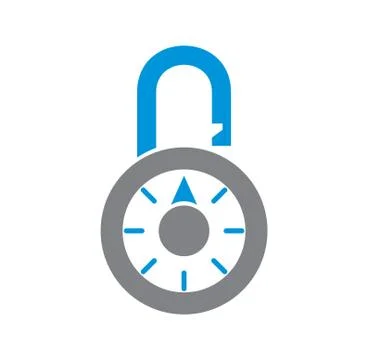 Smart lock icon on background for graphic and web design. Simple illustration Иллюстрация