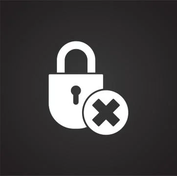 Smart lock icon on background for graphic and web design. Simple illustration Иллюстрация