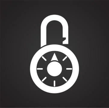 Smart lock icon on background for graphic and web design. Simple illustration Иллюстрация