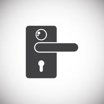 Smart lock icon on background for graphic and web design. Simple illustration イラスト素材