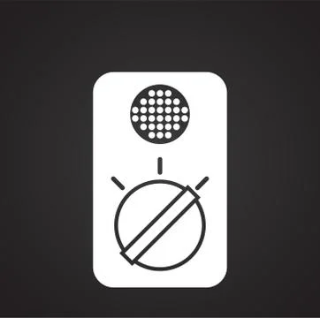 Smart lock icon on background for graphic and web design. Simple illustration Stock Illustration