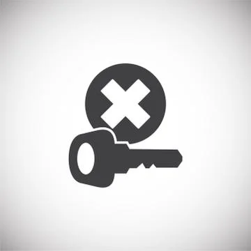 Smart lock icon on background for graphic and web design. Simple illustration Stock Illustration