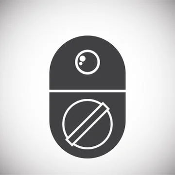 Smart lock icon on background for graphic and web design. Simple illustration Stock-Illustration