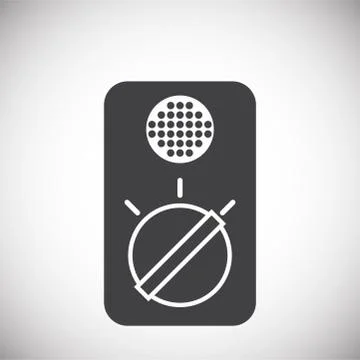 Smart lock icon on background for graphic and web design. Simple illustration Stock Illustration