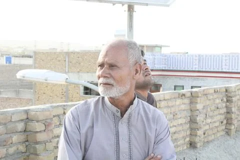 An smart looking aged  man Stock Photos