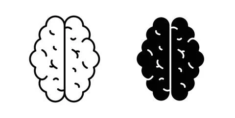 Smart mind icon Illustration designs pack for Web Stock Illustration