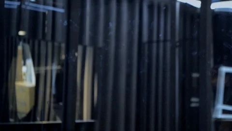 Smart mirror with integrated and built-in monitor and Android system Stock Footage 105284237