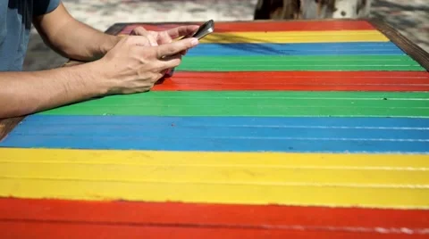 Smart mobile cell iphone show Stock Footage 68997298