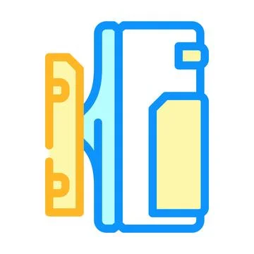 Smart motion sensor home color icon vector illustration Stock Illustration