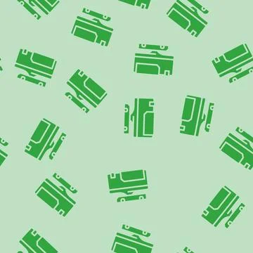Smart motion sensor home glyph vector seamless pattern Stock Illustration