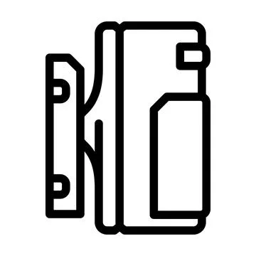 Smart motion sensor home line icon vector illustration 스톡 일러스트