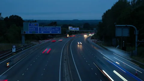 Smart Motorway Timelapse 動画素材 288082994