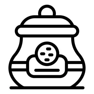 Smart multi cooker icon showing modern kitchen appliance for steaming food Stock Illustration