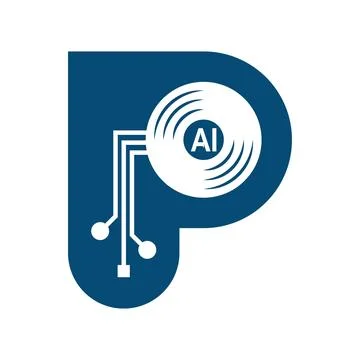 Smart  Music Technology Logo Design Stock Illustration