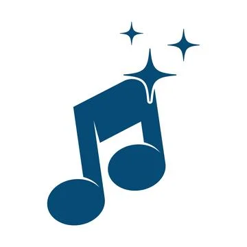 Smart  Music Technology Logo Design Stock Illustration