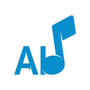 Smart  Music Technology Logo Design Stock Illustration