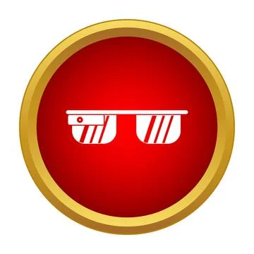 Smart optics wearable technology icon for augmented reality Stock Illustration