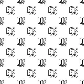 Smart outdoor light pattern seamless Stock Illustration